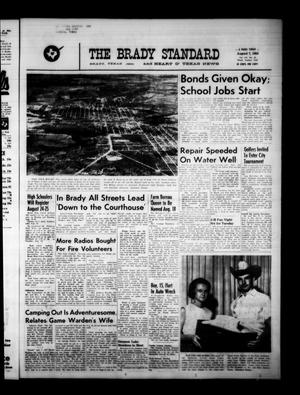 Primary view of object titled 'The Brady Standard and Heart O' Texas News (Brady, Tex.), Vol. 55, No. 43, Ed. 1 Friday, August 7, 1964'.