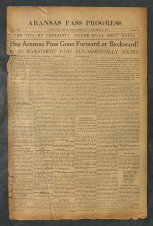 Aransas Pass Progress (Aransas Pass, Tex.), Vol. 13, No. 24, Ed. 1 Friday, September 26, 1924