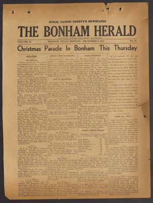The Bonham Herald (Bonham, Tex.), Vol. 9, No. 29, Ed. 1 Monday, December 9, 1935