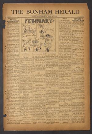 Primary view of object titled 'The Bonham Herald (Bonham, Tex.), Vol. 5, No. 29, Ed. 1 Thursday, February 4, 1932'.