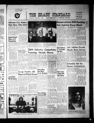 The Brady Standard and Heart O' Texas News (Brady, Tex.), Vol. 56, No. 36, Ed. 1 Friday, June 18, 1965