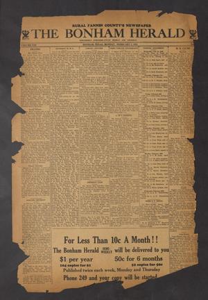 Primary view of object titled 'The Bonham Herald (Bonham, Tex.), Vol. 8, No. [45], Ed. 1 Monday, February 4, 1935'.