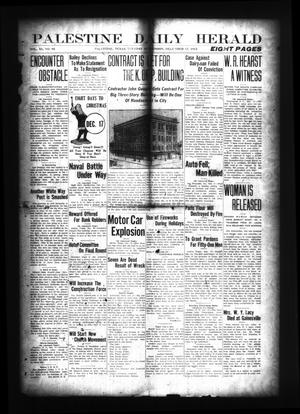 Palestine Daily Herald (Palestine, Tex), Vol. 11, No. 95, Ed. 1 Tuesday, December 17, 1912
