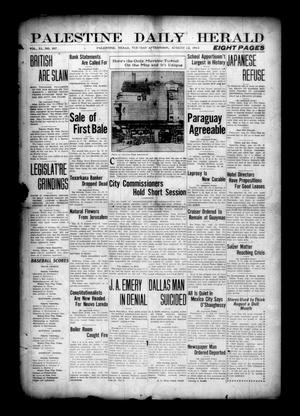 Palestine Daily Herald (Palestine, Tex), Vol. 11, No. 297, Ed. 1 Tuesday, August 12, 1913