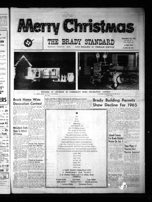 The Brady Standard and Heart O' Texas News (Brady, Tex.), Vol. 57, No. 11, Ed. 1 Friday, December 24, 1965