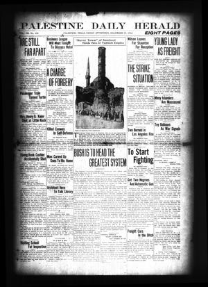 Palestine Daily Herald (Palestine, Tex), Vol. 11, No. 103, Ed. 1 Friday, December 27, 1912