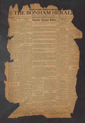 Primary view of object titled 'The Bonham Herald (Bonham, Tex.), Vol. 8, Ed. 1 Thursday, August 22, 1935'.