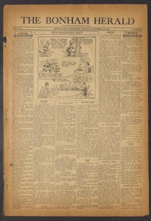 The Bonham Herald (Bonham, Tex.), Vol. 5, No. 19, Ed. 1 Thursday, November 26, 1931