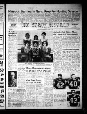 Primary view of The Brady Herald (Brady, Tex.), Vol. 22, No. 50, Ed. 1 Tuesday, October 19, 1965