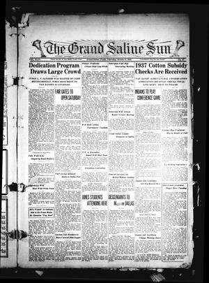 Primary view of object titled 'The Grand Saline Sun (Grand Saline, Tex.), Vol. 44, No. 47, Ed. 1 Thursday, October 6, 1938'.