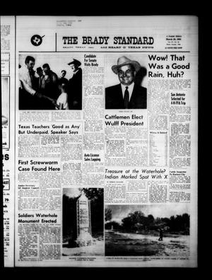 The Brady Standard and Heart O' Texas News (Brady, Tex.), Vol. 55, No. 23, Ed. 1 Friday, March 20, 1964