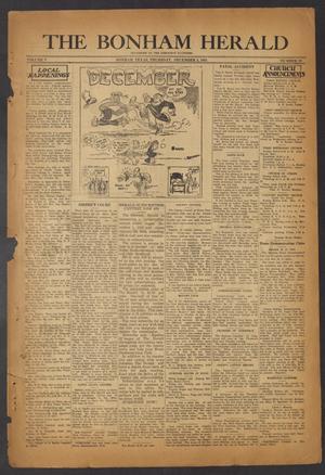 The Bonham Herald (Bonham, Tex.), Vol. 5, No. 20, Ed. 1 Thursday, December 3, 1931