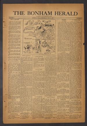Primary view of object titled 'The Bonham Herald (Bonham, Tex.), Vol. 5, No. 43, Ed. 1 Thursday, May 12, 1932'.