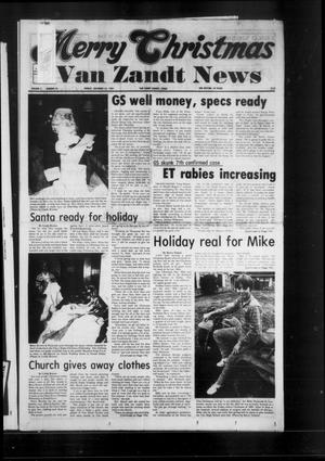 Van Zandt News (Wills Point, Tex.), Vol. 3, No. 29, Ed. 1 Sunday, December 23, 1984