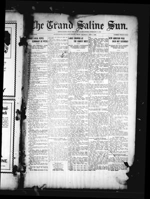 The Grand Saline Sun. (Grand Saline, Tex.), Vol. 27, No. 24, Ed. 1 Thursday, April 1, 1920