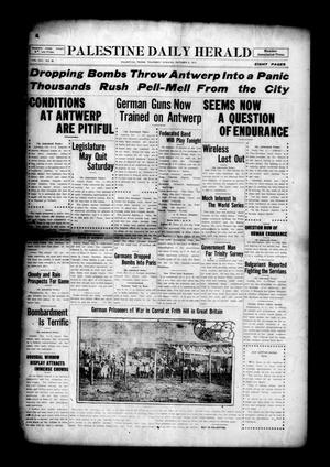 Palestine Daily Herald (Palestine, Tex), Vol. 13, No. 28, Ed. 1 Thursday, October 8, 1914