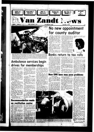 Van Zandt News (Wills Point, Tex.), Vol. 2, No. 16, Ed. 1 Sunday, September 25, 1983