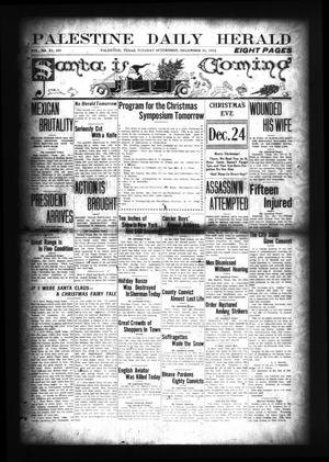 Palestine Daily Herald (Palestine, Tex), Vol. 11, No. 101, Ed. 1 Tuesday, December 24, 1912
