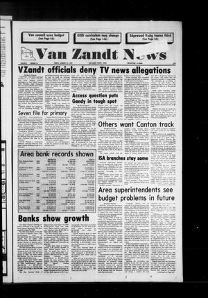 Van Zandt News (Wills Point, Tex.), Vol. 2, No. 33, Ed. 1 Sunday, January 22, 1984