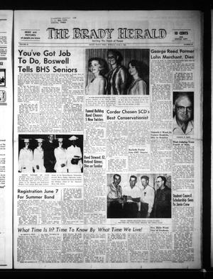 The Brady Herald (Brady, Tex.), Vol. 22, No. 30, Ed. 1 Tuesday, June 1, 1965