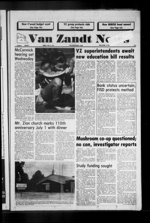 Van Zandt News (Wills Point, Tex.), Vol. 3, No. 5, Ed. 1 Sunday, July 8, 1984