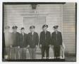 Photograph: [Photograph of Six Chaplains at Camp Hulen]