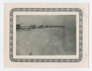 Primary view of object titled '[Photograph of Indianola Beach with Guns]'.