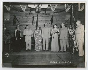 [Photograph of a Reception for General Clare H. Armstrong]