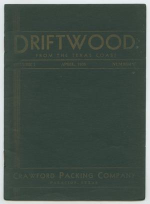 Primary view of object titled 'Driftwood, Volume 1, Number 4, April 1935'.