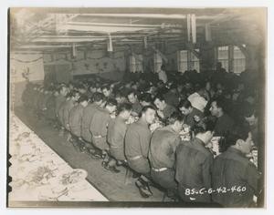 [Photograph of Soldiers in the Mess Hall]