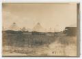 Primary view of [Photograph of Tents at Camp Hulen]