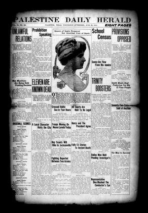 Palestine Daily Herald (Palestine, Tex), Vol. 11, No. 256, Ed. 1 Wednesday, June 25, 1913