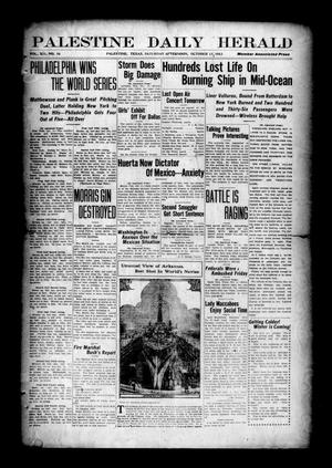 Palestine Daily Herald (Palestine, Tex), Vol. 12, No. 36, Ed. 1 Saturday, October 11, 1913