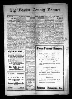 The Baylor County Banner. (Seymour, Tex.), Vol. 17, No. 23, Ed. 1 Thursday, March 2, 1922