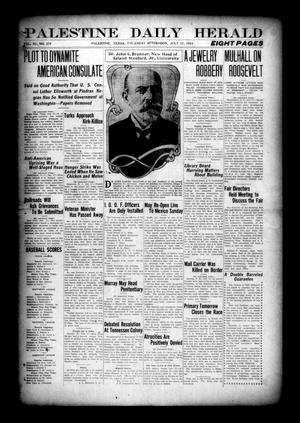 Palestine Daily Herald (Palestine, Tex), Vol. 11, No. 275, Ed. 1 Thursday, July 17, 1913