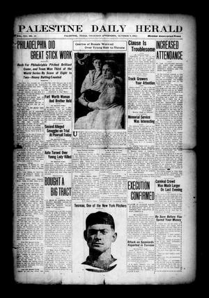 Palestine Daily Herald (Palestine, Tex), Vol. 12, No. 34, Ed. 1 Thursday, October 9, 1913