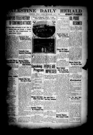 Palestine Daily Herald (Palestine, Tex), Vol. 11, No. 261, Ed. 1 Tuesday, July 1, 1913