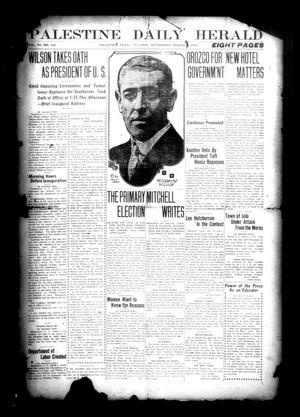 Palestine Daily Herald (Palestine, Tex), Vol. 11, No. 160, Ed. 1 Tuesday, March 4, 1913