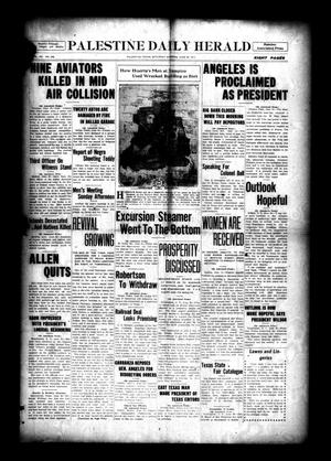 Palestine Daily Herald (Palestine, Tex), Vol. 12, No. 249, Ed. 1 Saturday, June 20, 1914
