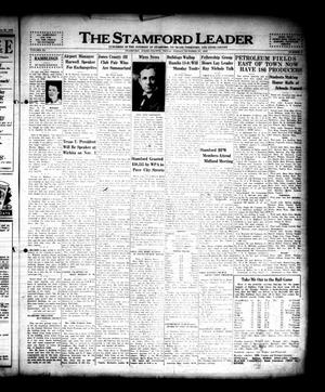 Primary view of object titled 'The Stamford Leader (Stamford, Tex.), Vol. 40, No. 4, Ed. 1 Friday, October 27, 1939'.