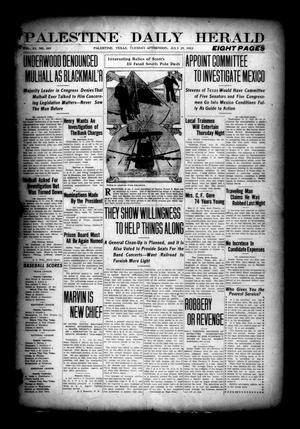 Palestine Daily Herald (Palestine, Tex), Vol. 11, No. 285, Ed. 1 Tuesday, July 29, 1913