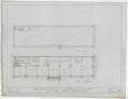 Technical Drawing: Cisco Bank and Office Building, Cisco, Texas: Roof & Third Floor Plans