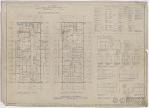 Primary view of object titled 'Cooley Office Building, Big Spring, Texas: First & Second Floor Plans'.
