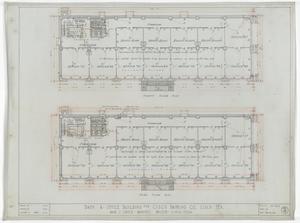 Cisco Bank and Office Building, Cisco, Texas: Third & Fourth Floor Plans