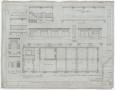 Thumbnail image of item number 2 in: 'Cisco Bank and Office Building, Cisco, Texas: Floor Plan and Elevations'.