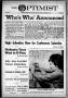 Thumbnail image of item number 1 in: 'The Optimist (Abilene, Tex.), Vol. 50, No. 11, Ed. 1, Friday, November 30, 1962'.