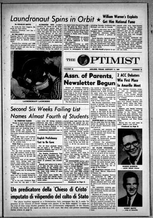 The Optimist (Abilene, Tex.), Vol. 50, No. 13, Ed. 1, Friday, January 11, 1963