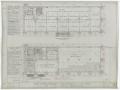 Technical Drawing: Cisco Bank and Office Building, Cisco, Texas: First & Second Floor Pl…
