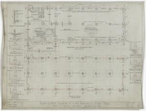 Primary view of object titled 'Cisco Bank and Office Building, Cisco, Texas: Basement and Foundation Plan'.