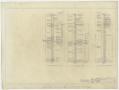 Technical Drawing: Barrow Store Building, Snyder, Texas: Wall Sections